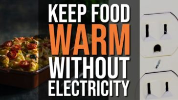 How can I keep food warm without electricity?