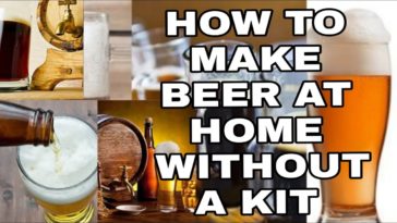 How can I make beer at home without a kit?