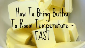 How can I quickly bring butter to room temperature?
