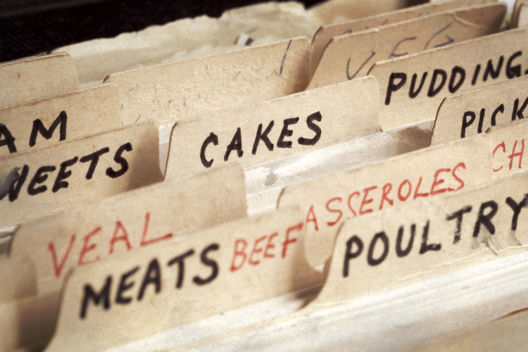 How can I save old recipes?