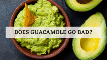 How can you tell if guacamole has gone bad?
