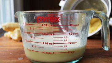 How do I measure half of 1/3 cup?