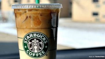 How do I order a healthy Caramel Macchiato from Starbucks?