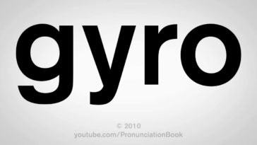 How do New Yorkers pronounce gyro?