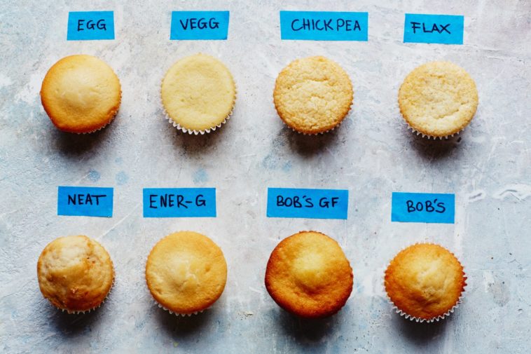 How do vegans replace egg yolks when baking?