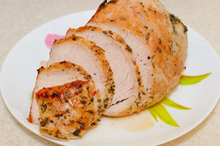 How do you cook a precooked boneless turkey breast?