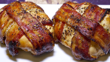 How do you cook bacon wrapped in foil on the grill?