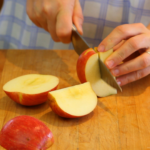How do you cut an apple without a mandolin?