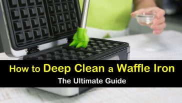 How do you deep clean a waffle iron?