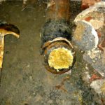 How do you dissolve hardened grease?