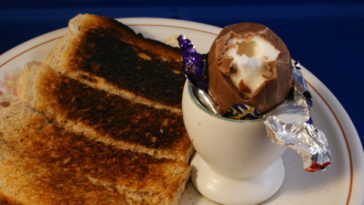 How do you eat an egg in an egg cup?