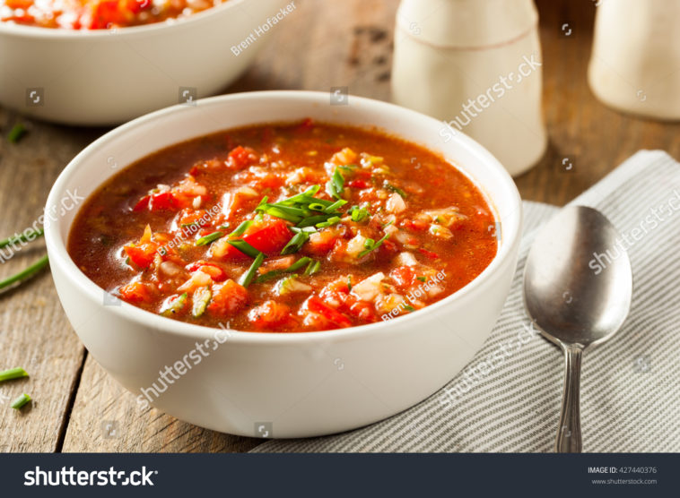 How do you eat gazpacho?