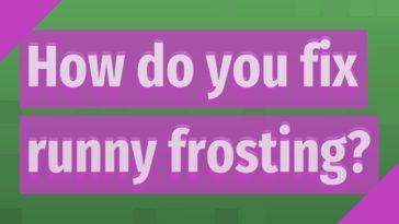 How do you fix runny batter?