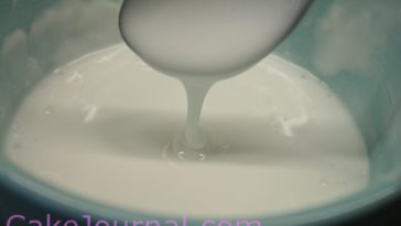 How do you fix runny icing?