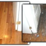 How do you fix water damage on wood?