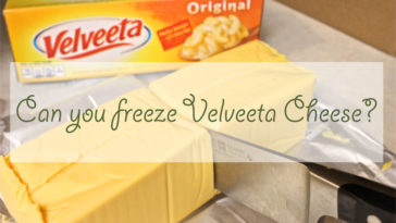 How do you freeze Velveeta cheese dip?