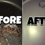 How do you get baked on grease out of an air fryer basket?