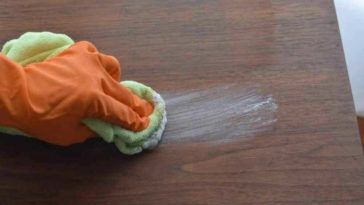 How do you get rid of ring marks on wood?