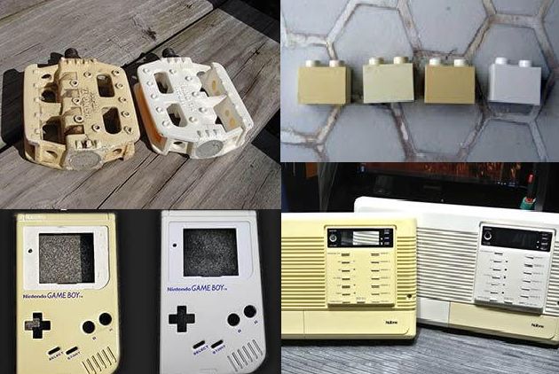 How do you get white plastic white again?