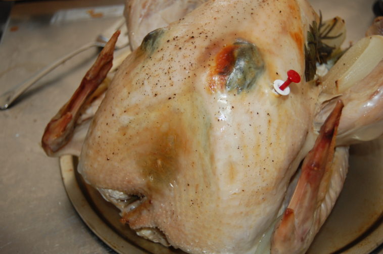 How do you keep a turkey moist when roasting?