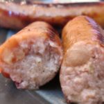 How do you know when chicken apple sausage is done?