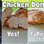 How do you know when chicken is done frying?