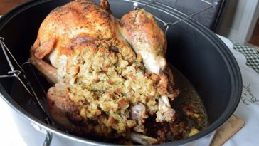 How do you make Butterball frozen stuffing?