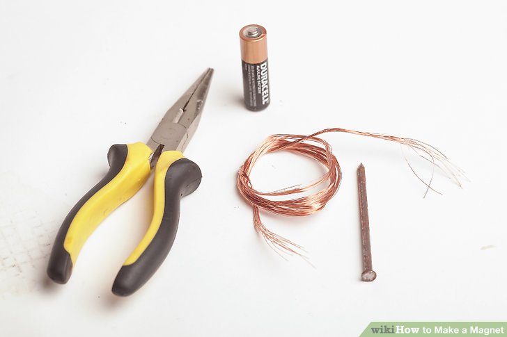 How do you make a homemade magnet?