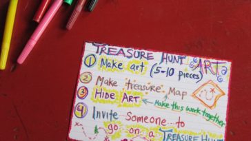 How do you make an adult treasure hunt?