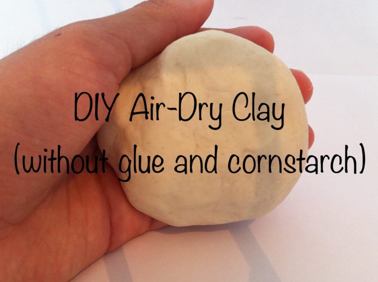 How do you make clay without flour or cornstarch?