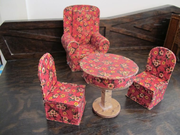 How do you make doll furniture out of household items?