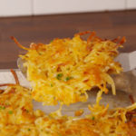 How do you make frozen hash browns crispy?