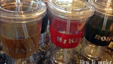 How do you make homemade plastic cups?
