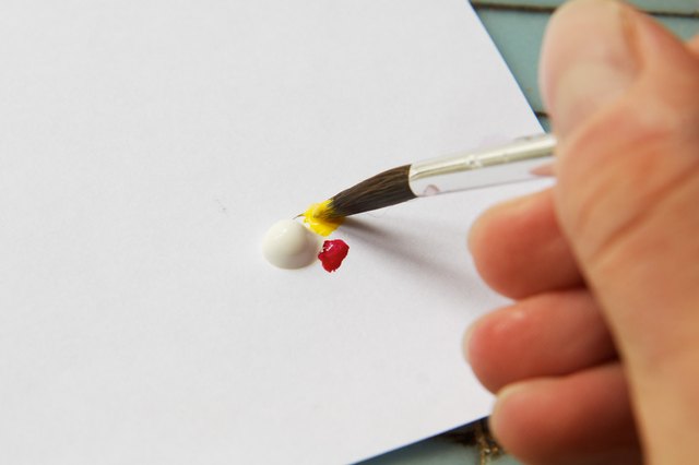 How do you make peach color with LED?