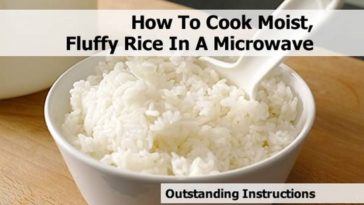 How do you microwave a half cup of rice?