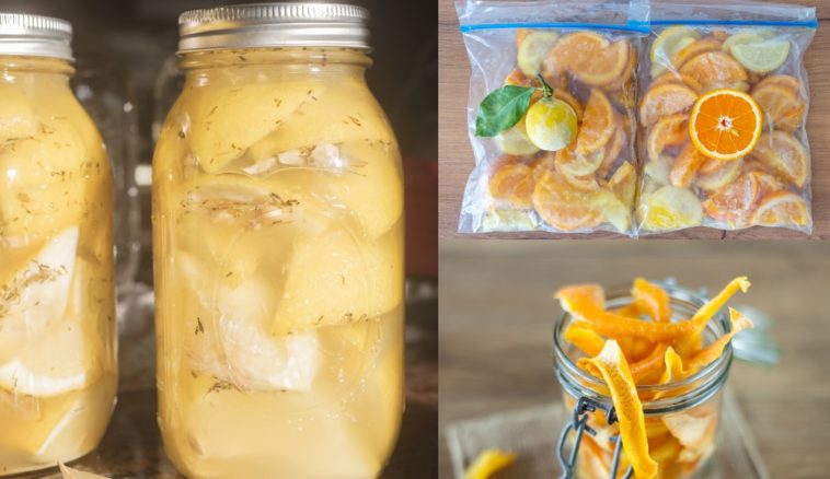 How do you preserve fresh lemons?