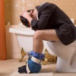 How do you push poop out when constipated?