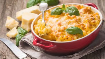 How do you reheat a pasta bake without drying it out?