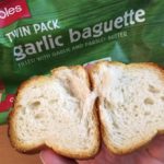 How do you reheat garlic bread without it getting hard?