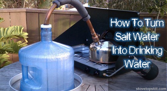 How do you remove salt from drinking water?
