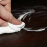 How do you remove water rings from furniture?