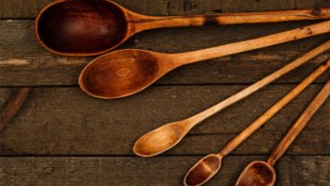 How do you sanitize wooden spoons?