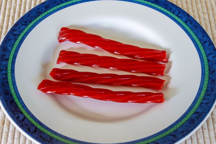 How do you soften hard red vines?