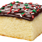 How do you store an iced cake overnight?