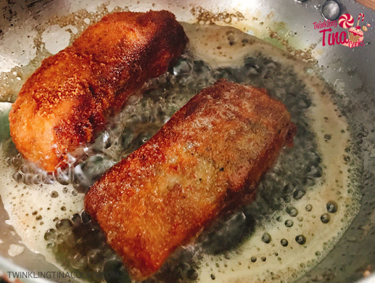 How do you tell if deep fried fish is done?