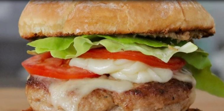 How do you tell when a burger is done on the grill?