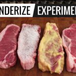 How do you tenderize beef strips?
