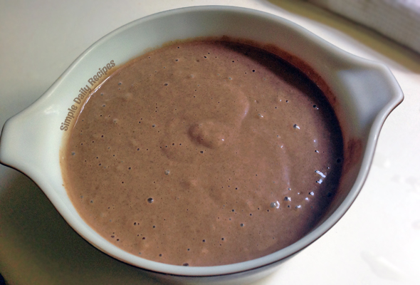 How do you thicken non dairy pudding?