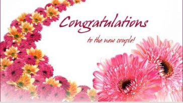 How do you wish a newly married couple?