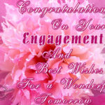 How do you wish an engagement day?